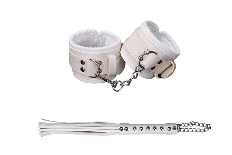 MT - Slave Training Bondage Set - Fluff White MT - Slave Training Bondage Set - Fluff White photo-6