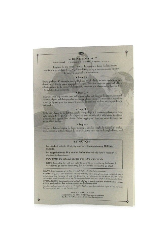 Shunga - LoveBath Sensual Lotus - 650g photo-4