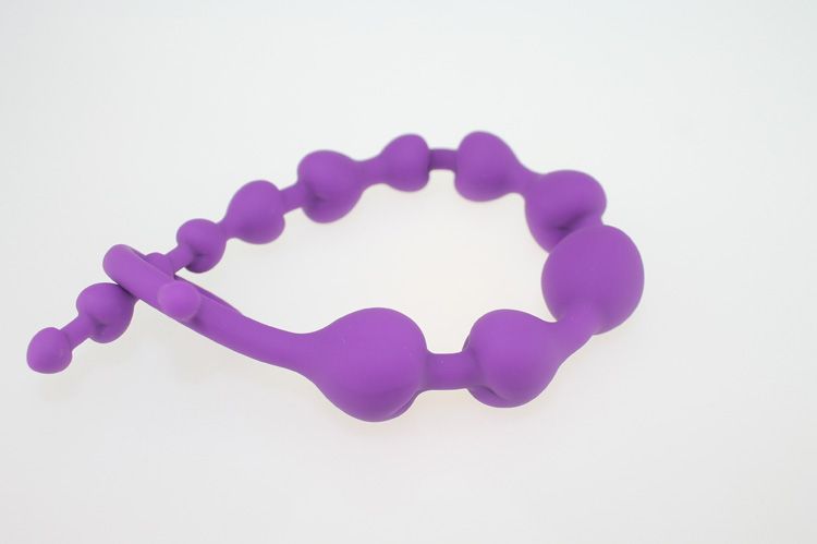 MT - Silicone Anal Plug 90x45mm - Purple photo-4