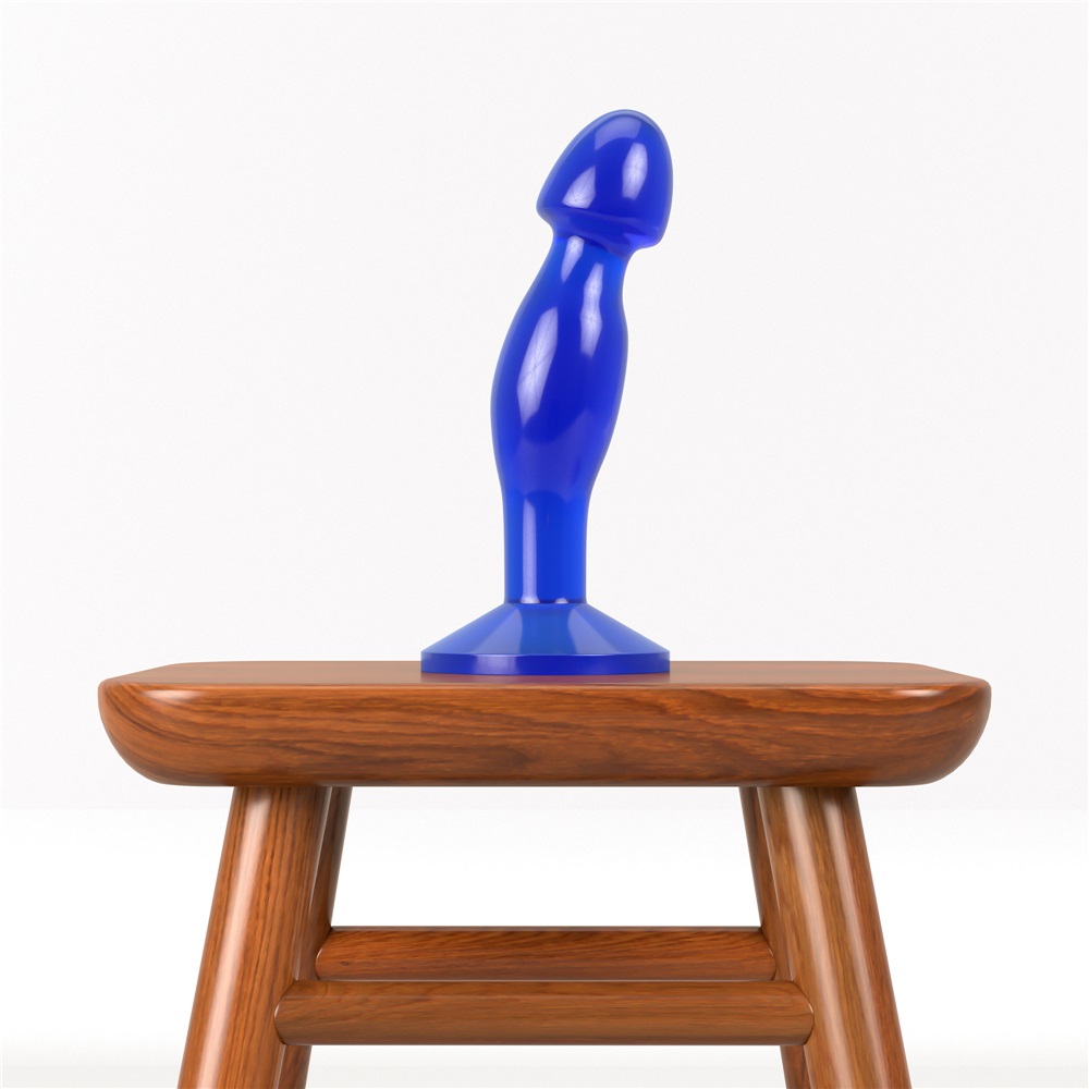 A sight for the most erotic of fantasies, lovetoy flawless c... Lovetoy - Flawless Prostate Plug 6.5'' - Blue photo-6