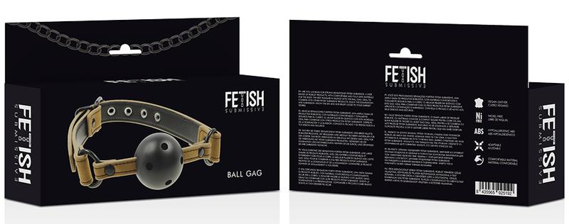 Fetish submisive collection introduces this perfect vegan le... Fetish Submissive - Breathable Ball Gag - Skin photo-4
