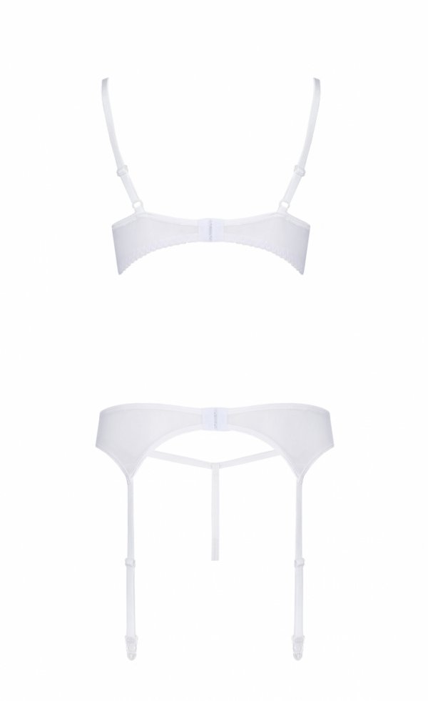 Two-piece set in semi-transparent off-white. Like the rest o... Avanua - Silentia Set - White - L/XL photo-6