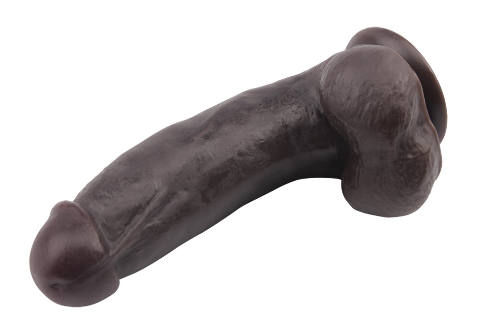 Anti-bacterial, Better-than-real, Strong Suction Cup, Dual D... Chisa - Fashion Dude 6.9" Dildo - Brown photo-5