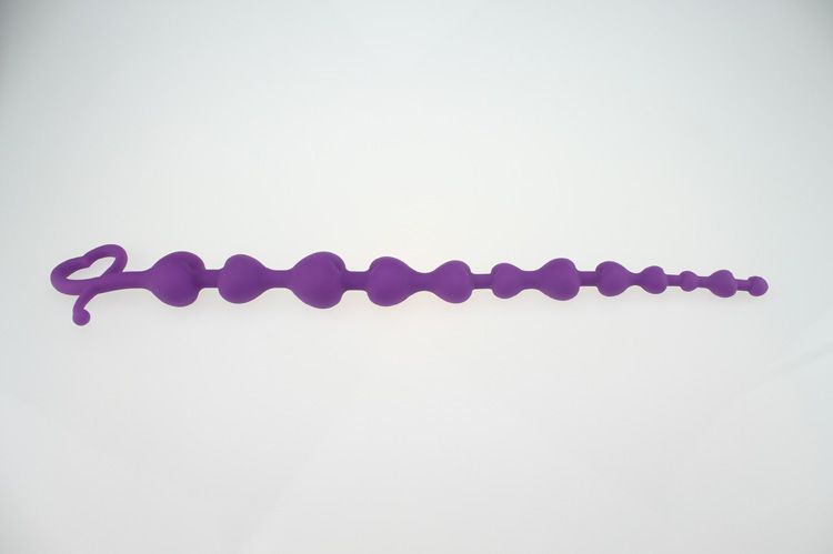 MT - Silicone Anal Plug 90x45mm - Purple photo-3