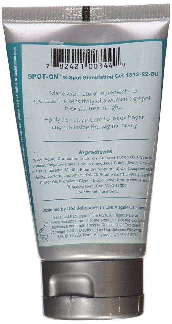 Doc Johnson - Spot-On - G-Spot Stimulating Gel For Women - 56g photo-3