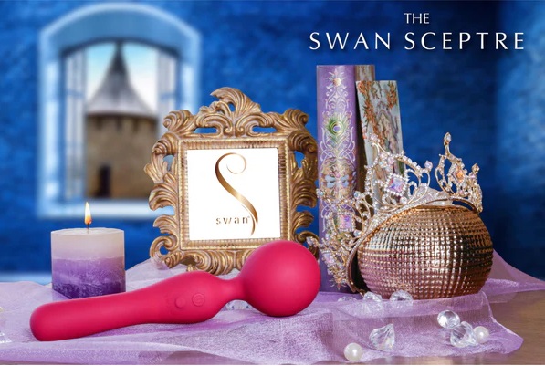 Swan - Sceptre Wand Massager - Pink photo-5