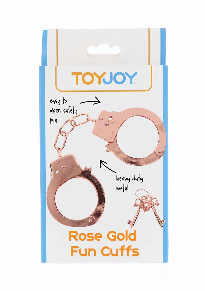 These metal handcuffs from TOYJOY are an absolute must-have ... ToyJoy - Classics Metal Handcuffs - Rose Gold photo-4