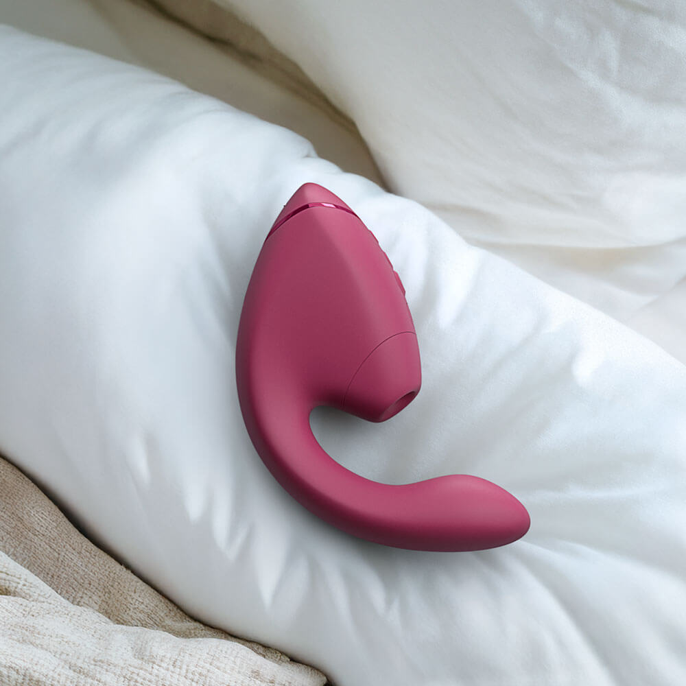 Designed to combine Womanizer’s 3D Pleasure Air suction ... Womanizer - Next Duo 3D Pleasure Air G-Spot Vibrator - Dusky Pink photo-15