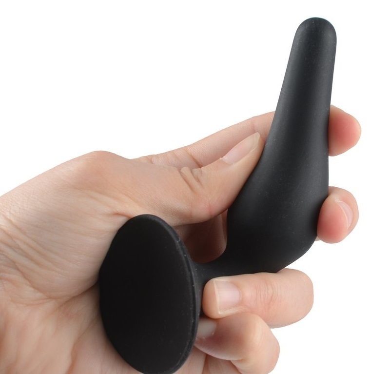 Toynary AP02 Drop-shaped Anal Plug series are made with 100&... Toynary - AP02 Anal Plug 2.8cm - Black photo-4