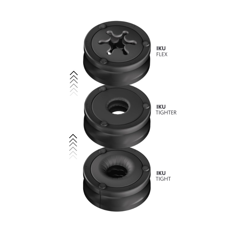 Fun Factory - Iku Flex Modular Masturbator - Black photo-6