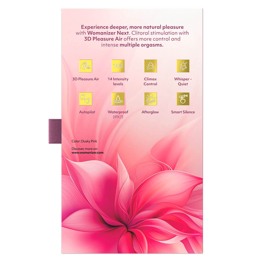 Womanizer - Next 3D Pleasure Air Stimulator - Dusky Pink photo-13