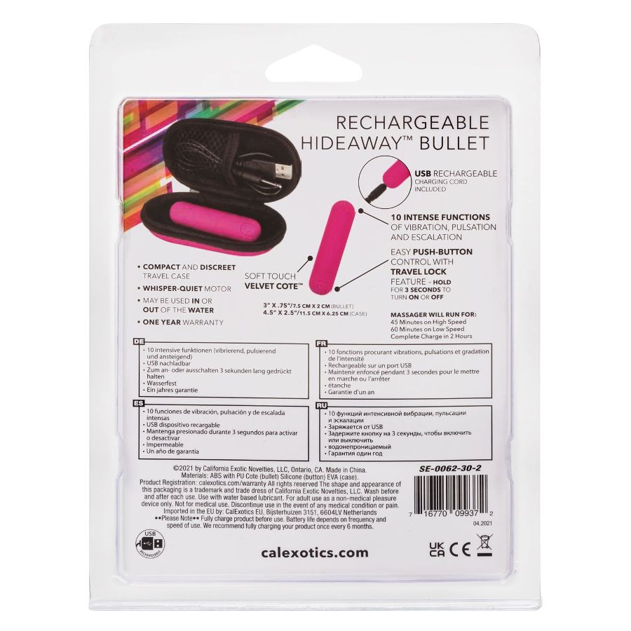 From the jet-set life to an adventurous love life, the Hidea... CEN - Hideaway Bullet - Pink photo-14
