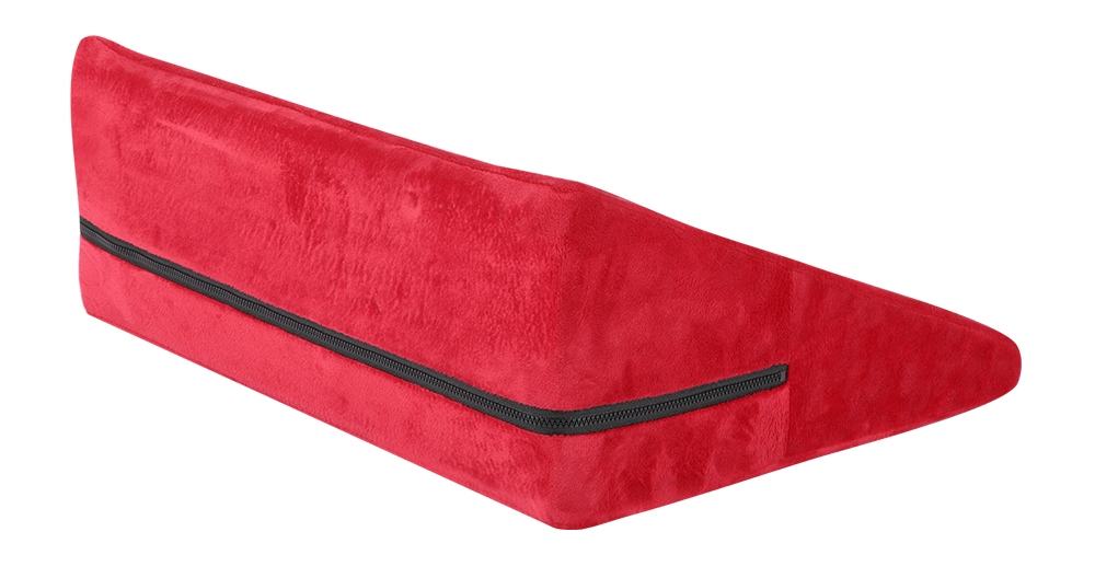 Shaped in ramp, this pillow makes every new sex position eas... MT - Sex Position Pillow Small - Dark Red photo-5