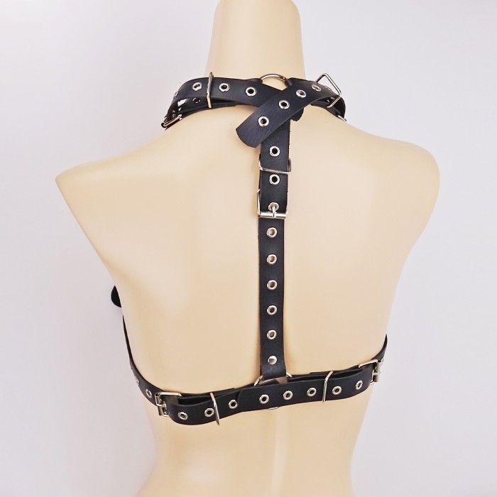 Play violently while wearing it!
Since it is supported by th... SSI - Nipple Dome Harness - Black photo-2