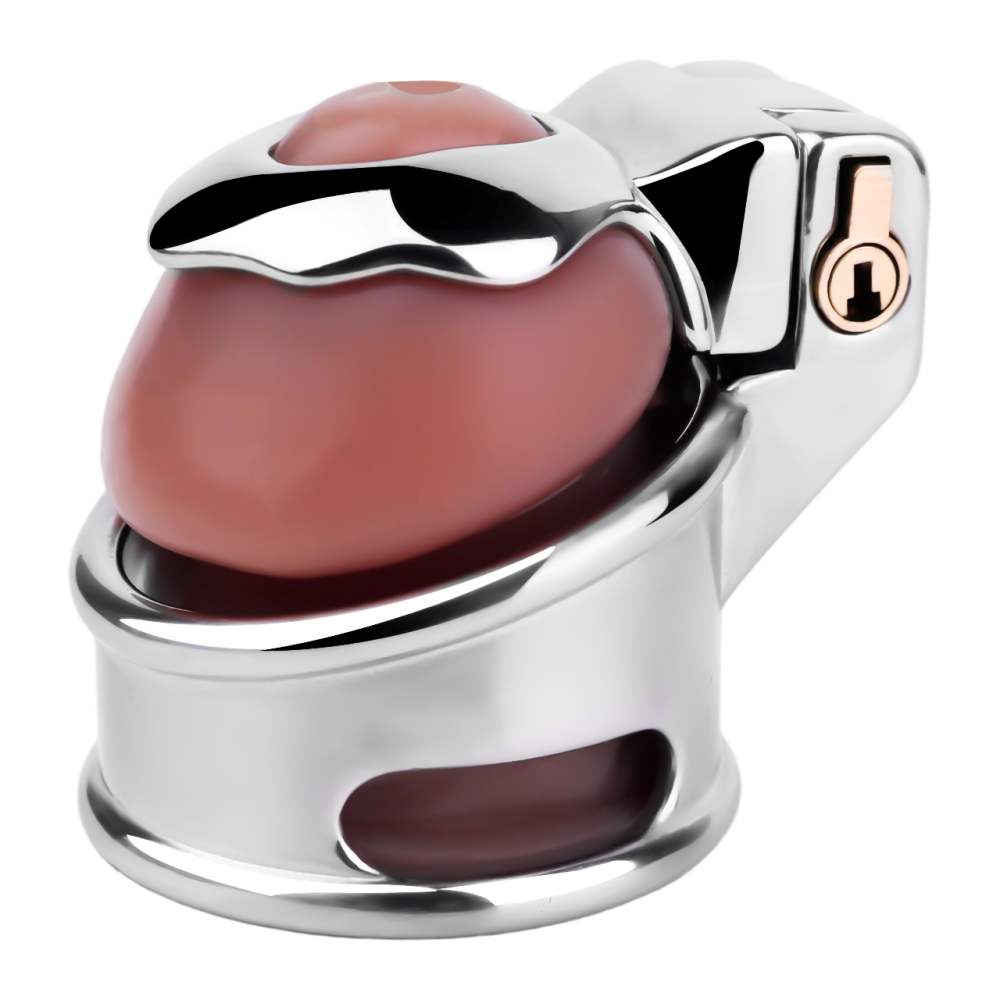 FAAK - Metal Chastity Cage 341 w Belt - Black photo-15