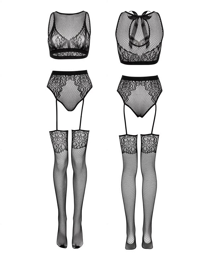 Fifty Shades of Grey - Captivate 性感內衣套裝 - 黑色 照片-4