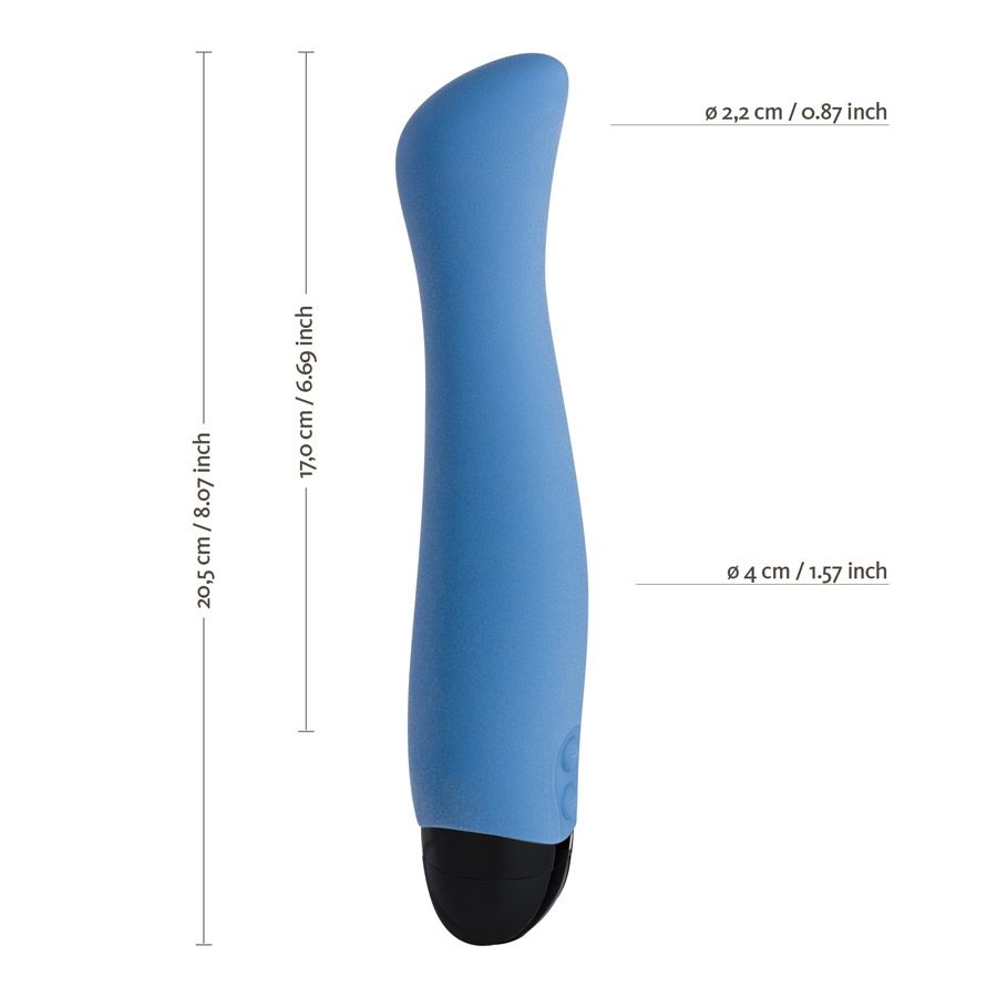 GIGOLINO is the longest of the battery-operated MiniVIBRATOR... Fun Factory - Vibe Gigolino - Jeans Blue photo-6