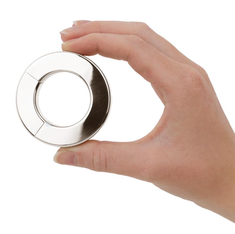 Bedroom Fantasies - Magnetic Cock Ring - Silver photo-2