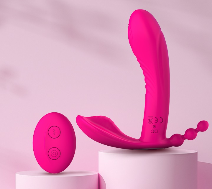 Designed for simultaneous G-spot, clitoris and anus stimulat... MyToys - MyThumper - Hot Pink photo-8