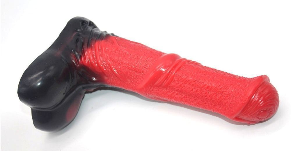 Huge horse dildo &n... FAAK - Horse Dildo - Red/Black photo-14