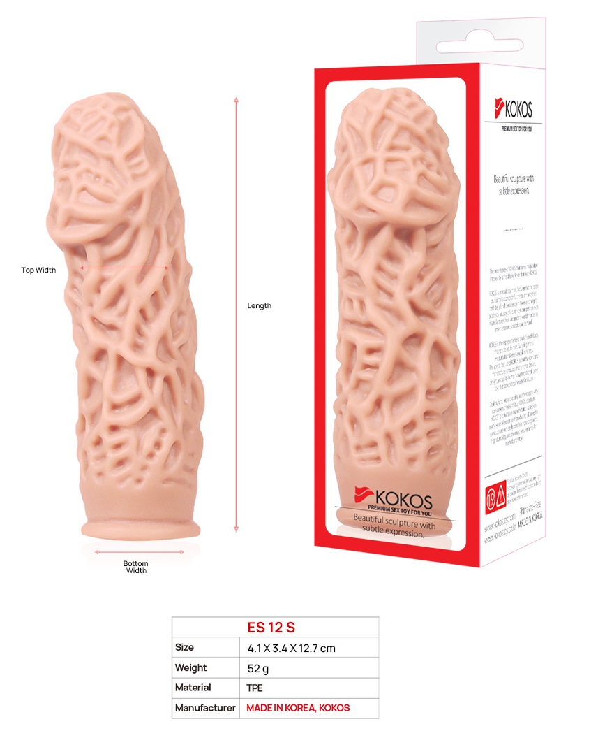 Realistic sensitivity added to the imagination of KOKOS!
Sol... Kokos - Extreme Venuos Cock Sleeve S - Flesh photo-6