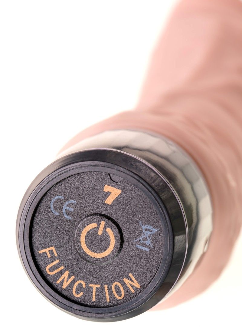 A-Toys vibrators will surely give you a bright unforgettable... A-Toys - Silicone Realistic Vibrator - Flesh photo-9