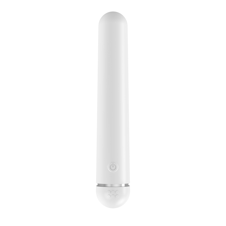 The F5 vibrator is skin-friendly plastic that feels silky sm... Ovo - F5 Vibe - White photo-3