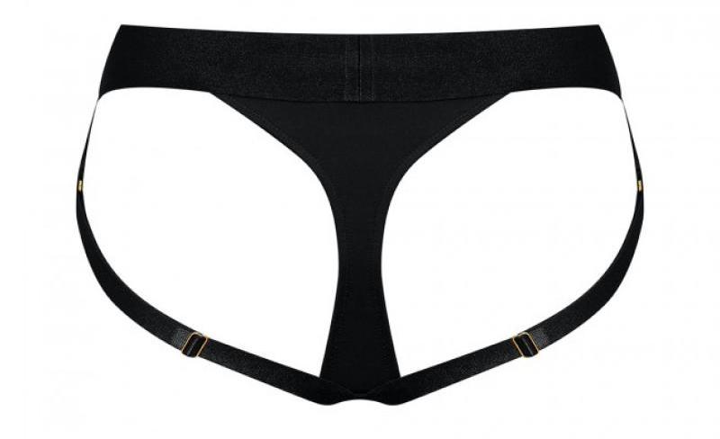 Provide sensual tension in the bedroom with this beautiful S... Strap-On-Me - Heroine Harness - Black - L photo-2