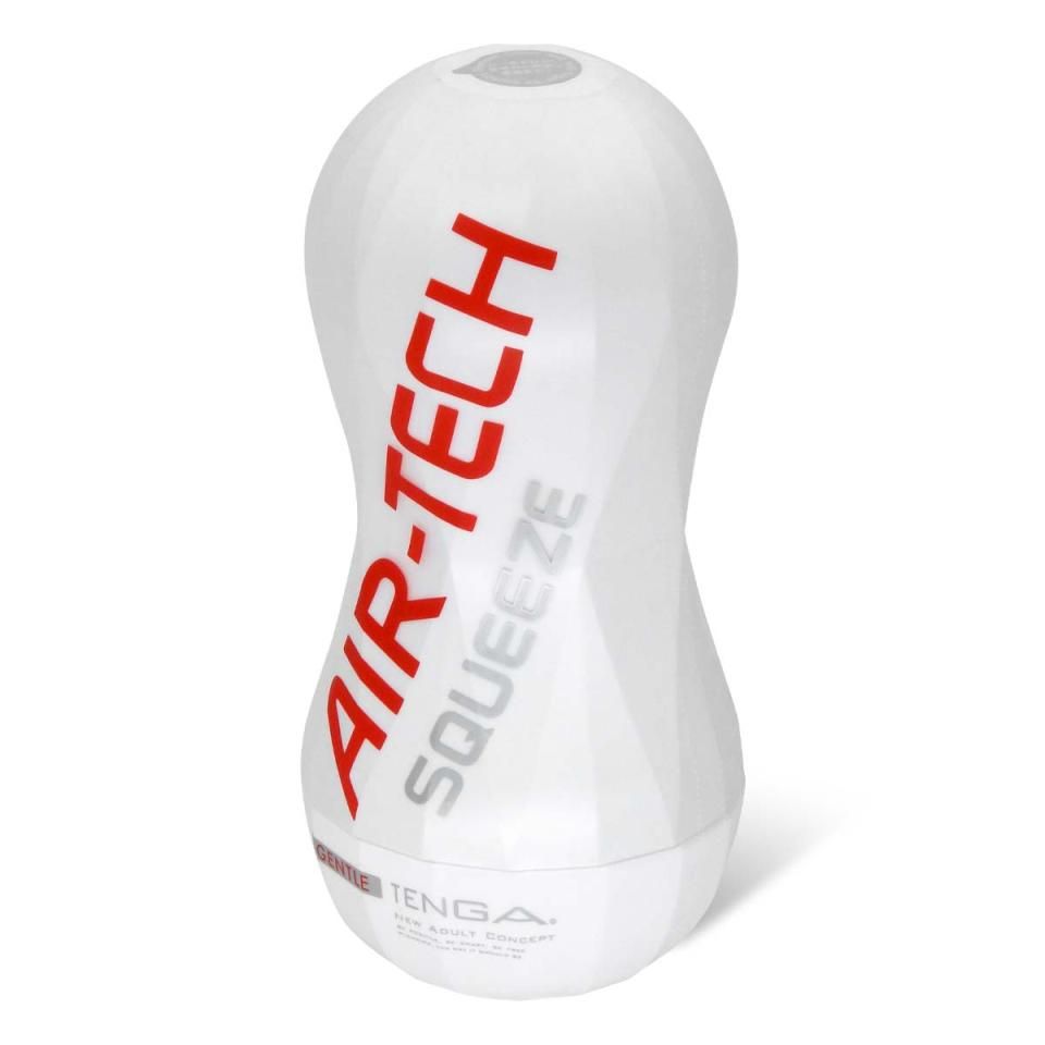 Tenga - Air-Tech Squeeze 可重覆使用真空杯 柔軟白 照片-3