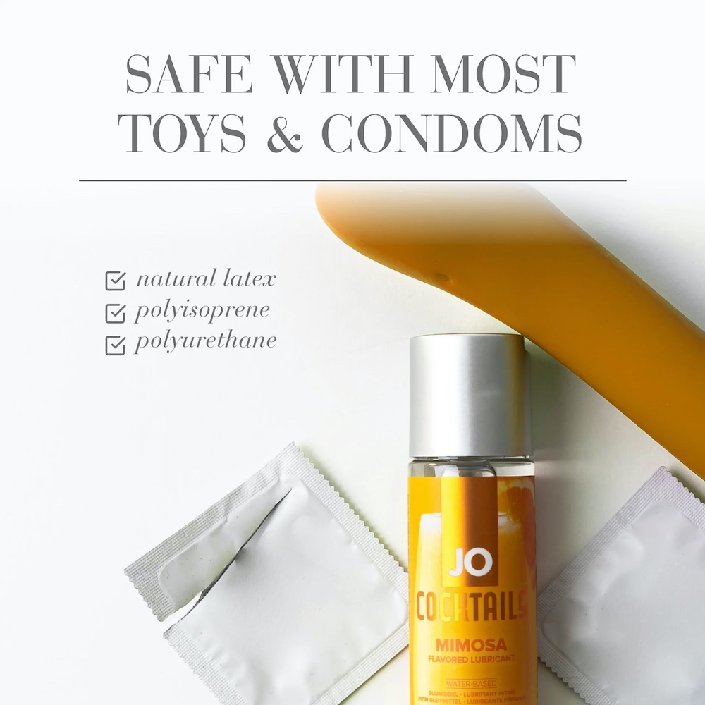 Adult fun meets adult flavors in our popular water-based Coc... JO - Cocktail Mimosa Lubricant - 60ml photo-4