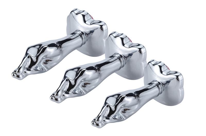 Silver palm anal plug with Kitty cat head bottom finished MT - Kitty Gem Anal Hand Plug M-size - Pink photo-7