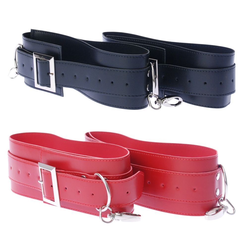 - soft and comfortable synthetic leather
- easy to use
- can... SM Art - Joint 006 Tigh Restrains - Red photo-4