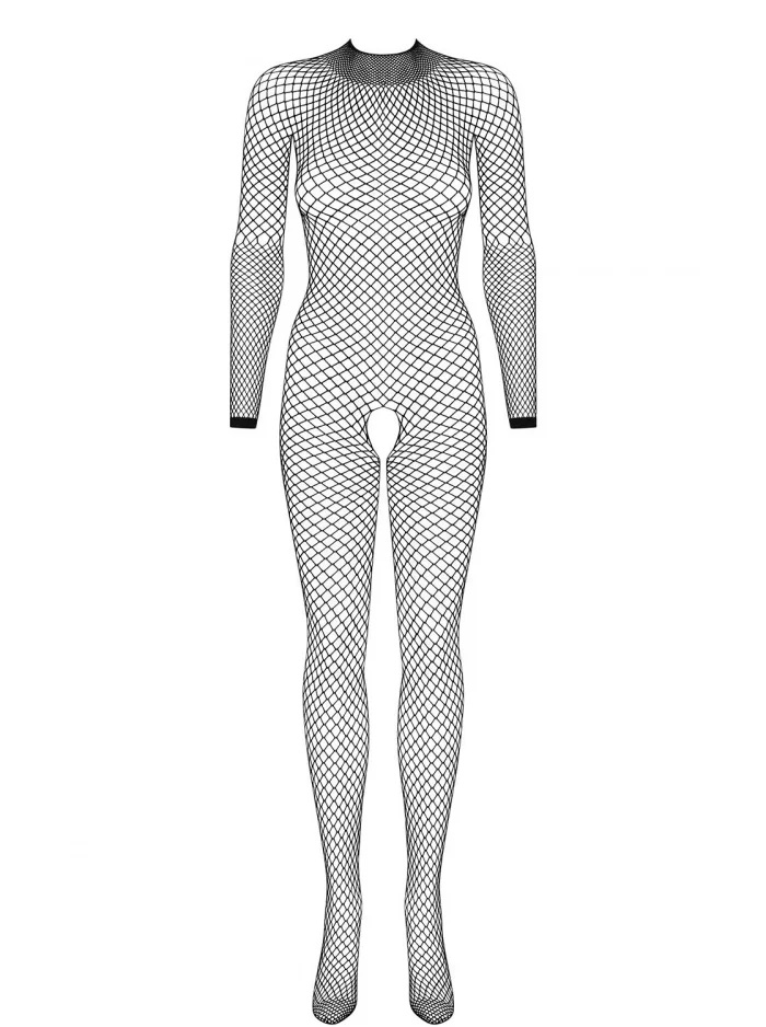 We have something sensual and classy for you! You asked for ... Obsessive - Bodystocking N121 - Black - S/M/L photo-6