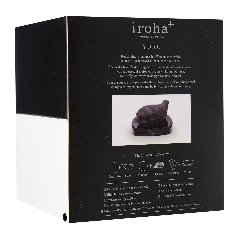 Defined Edges for Accentuated Pleasure - The Iroha Yoru Vibr... Iroha Plus - Yorukujira Massager - Black photo-12
