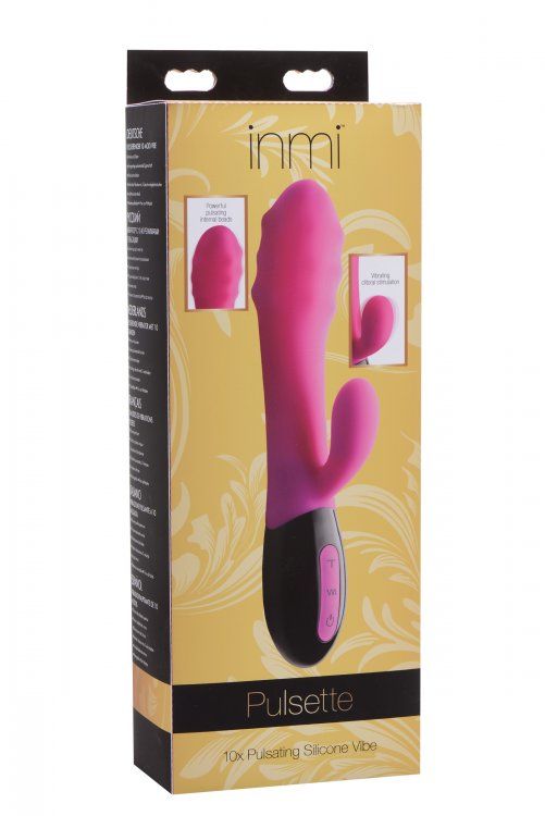 Experience a unique internal sensation with this rabbit-styl... Inmi - Pulsette 7x Pulsating Vibe - Pink photo-6