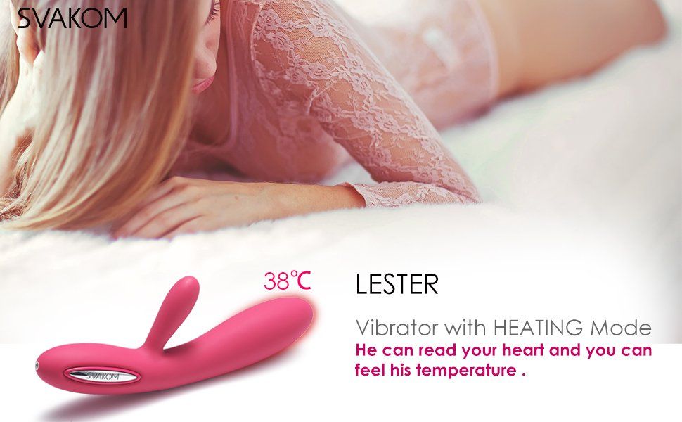 Lester has a SVAKOM intelligent mode which highly imitates t... SVAKOM - Lester Heating Rabbit - Wine Red photo-11