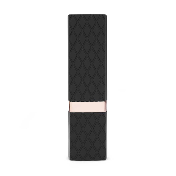 Want to know a secret? This stylish, discreet, rechargeable ... So Divine - Amour Lipstick Vibrator - Black photo-4