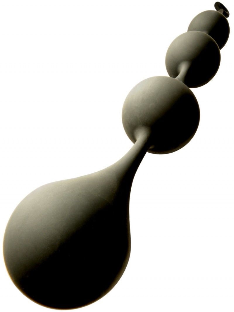 You will squirm with pleasure as you feel the drops pop out ... Mister B - Anal Drops 40mm x 4 - Black photo-2