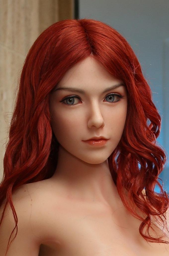 Julie European Realistic Sex Doll, Red Hair, Ultra Soft Silicone 172 cm (5’6 ft) photo