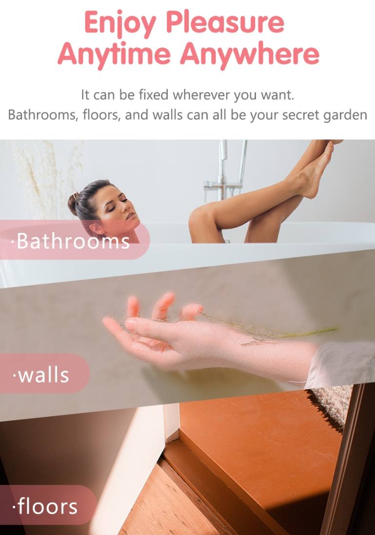 Free your hand. It can be fixed wherever you want. Bathrooms... Drywell - Artificial Penis Vibe - Pink photo-5