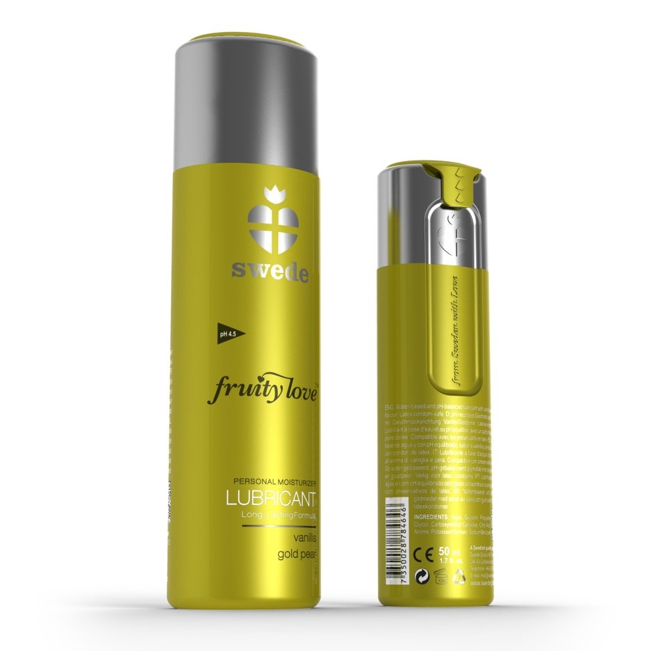 With Fruity Love Lubricant Swede is continuing to create new... Swede - Fruity Lube Vanilla & Gold Pear - 50ml photo-2