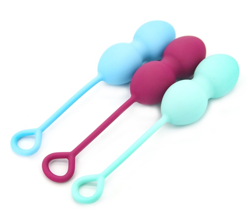 The discreet love balls are designed for intimate internal p... Akposh - Luxury Kegel Ball - Dark Red photo-8