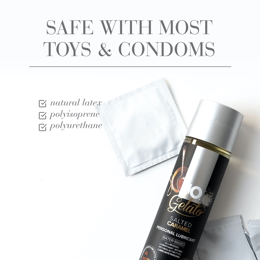 JO® GELATO is a flavored water-based personal lubricant desi... JO - Gelato Salted Caramel Lubricant - 120ml photo-4