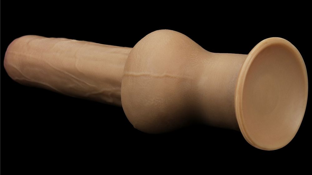 Built to deliver the most lifelike satisfaction, Love Toy Du... Lovetoy - 11" Dual Layer Handle Cock - Flesh photo-15