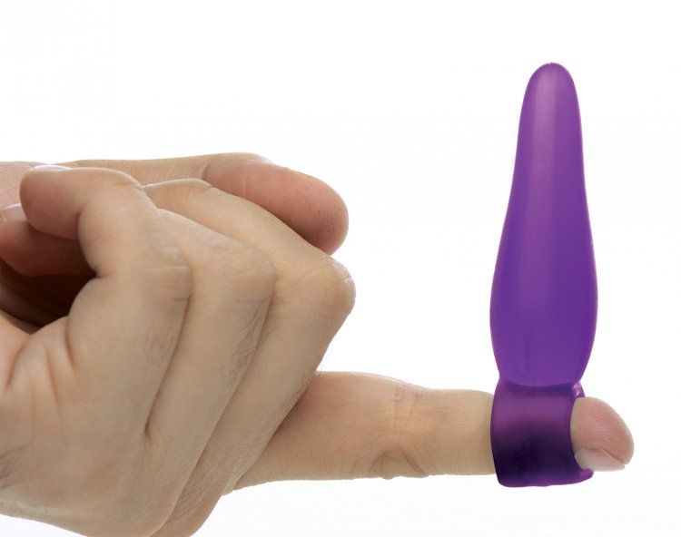 Ready to explore the intense pleasures of anal stimulation? ... Frisky - 3 Piece Vibrating Finger Rimmer Set - Purple photo-2