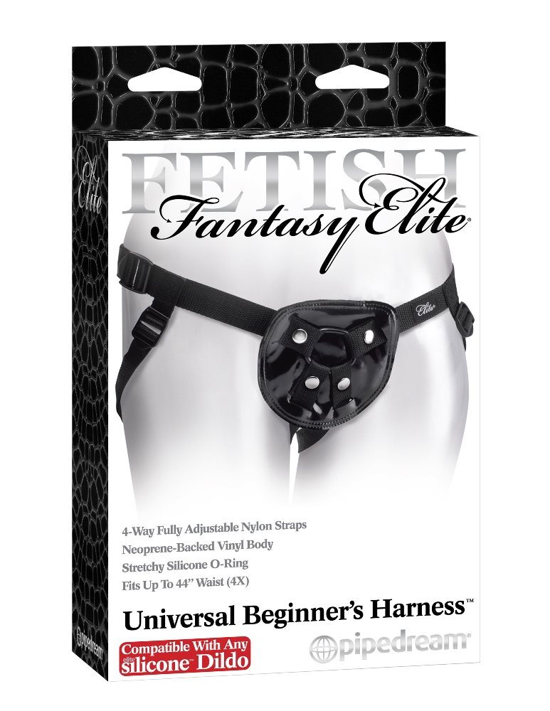 When you're looking for an affordable strap-on harness t... Fetish Fantasy - Universal Beginners Harness - Black photo-3