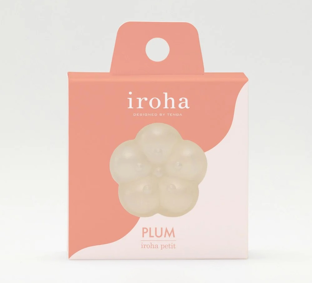 For those who are hesitant to try pleasure items, Tenga invi... Iroha - Petit Clitoral Massager - Plum photo-10