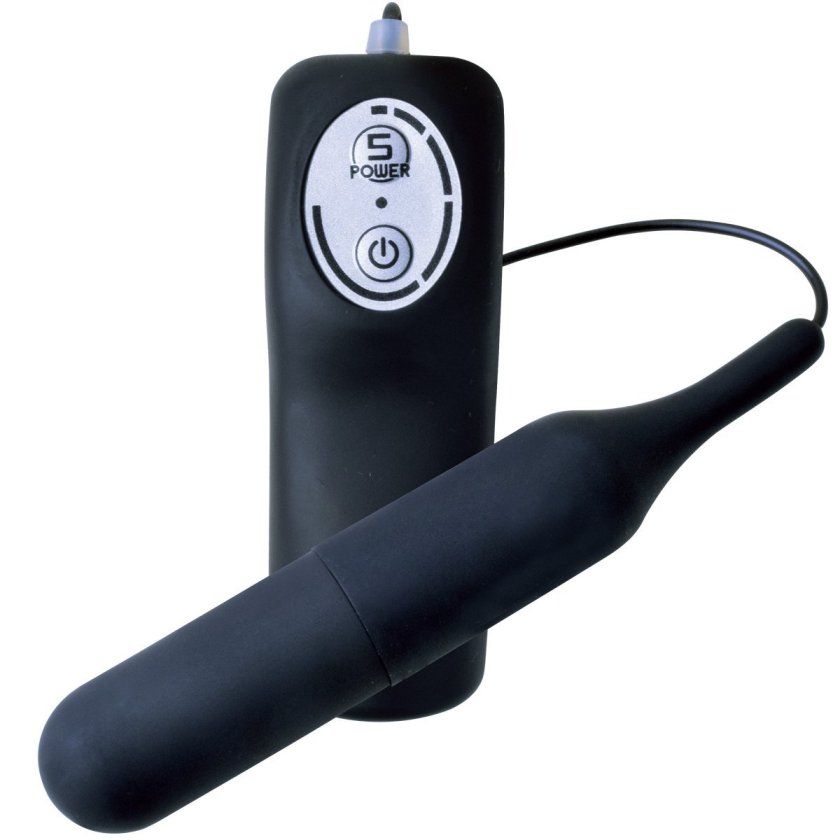 Vibral Series Maximum size A-One - Long Vibrator - Black photo-2