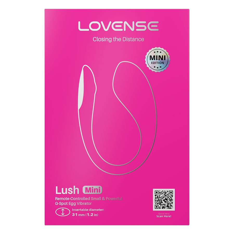 Designed to deliver precise G-spot stimulation in an elegant... Lovense - Mini Lush - G-Spot Egg Vibrator App Controlled photo-9