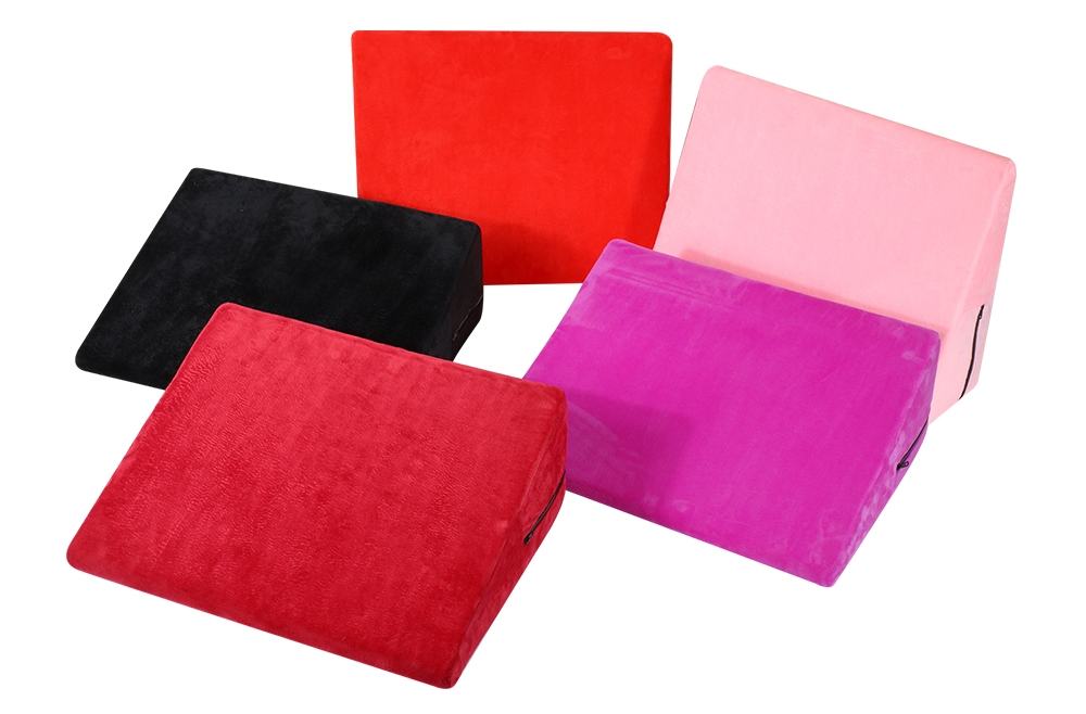 Shaped in ramp, this pillow makes every new sex position eas... MT - Sex Position Pillow Small - Dark Red photo-12